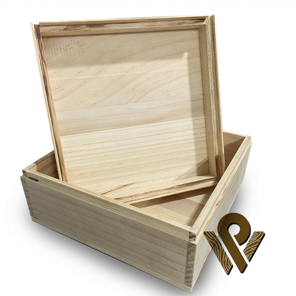 Wooden Storage Box (pine wood) & Custom Size | DE WOODPANEL RESOURCES